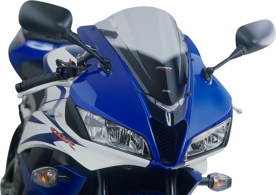 Race Windscreen - 13-3/8" - Clear - CBR600RR - Lutzka's Garage