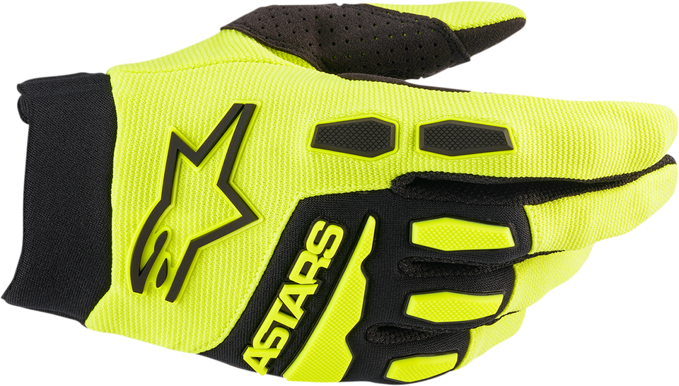 Full Bore Gloves - Fluo Yellow/Black - Small - Lutzka's Garage