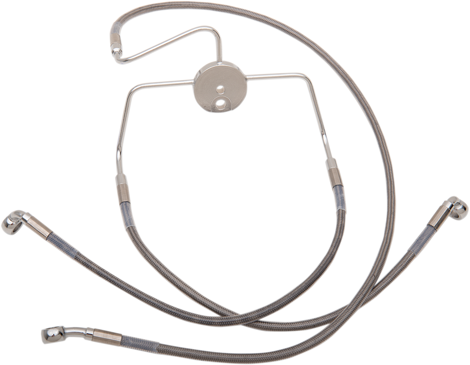 Brake Line - Front - +8" - Stainless Steel - Lutzka's Garage