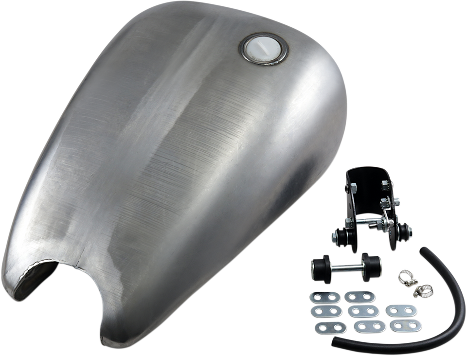 Smooth-Top Single-Cap Style Extended Gas Tank - XL - Lutzka's Garage