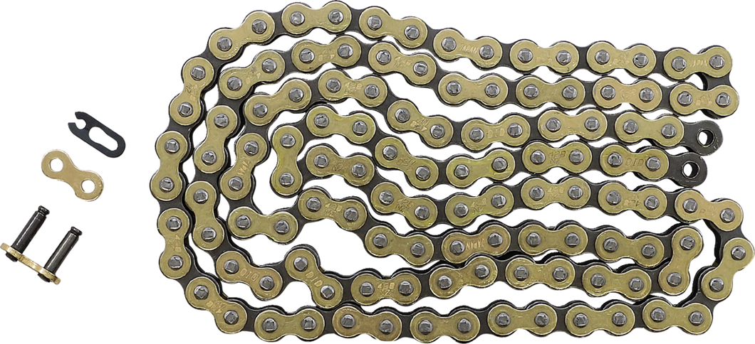 428 NZ - High Performance Drive Chain - 120 Links - Gold - Lutzka's Garage