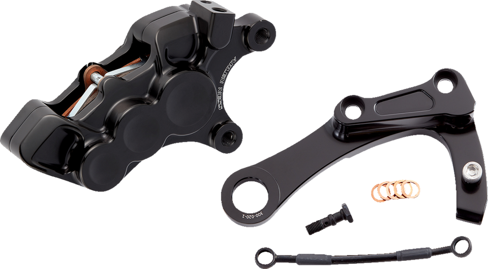 6-Piston Caliper - Rear - Black - Lutzka's Garage