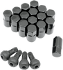 Lug Nut - 3/8"-24 - Black - Tapered - 16 Pack - Lutzka's Garage