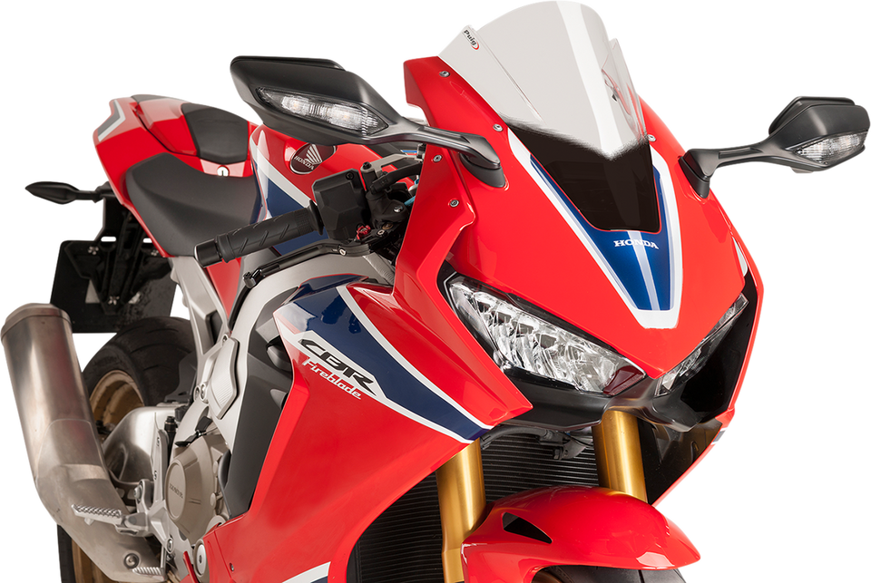 Race Windscreen - 13" - Clear - Honda - Lutzka's Garage