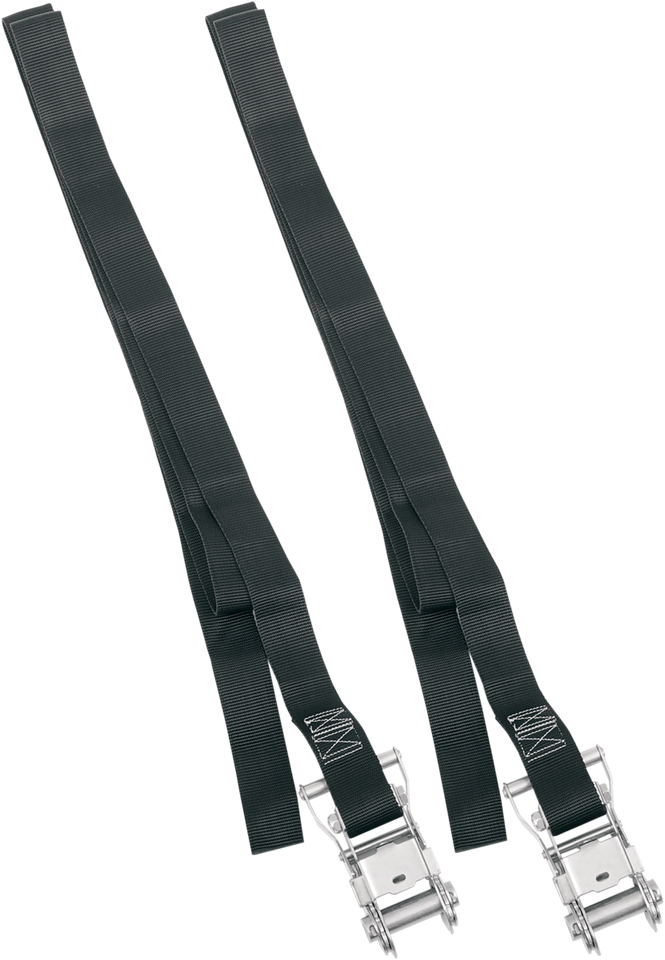 Endless Ratchet Tie-Downs - 1-1/2" x 8 - Black - Lutzka's Garage