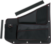 Kaliber Side Organizer - Driver and Passenger - Black w/ Red Stitching