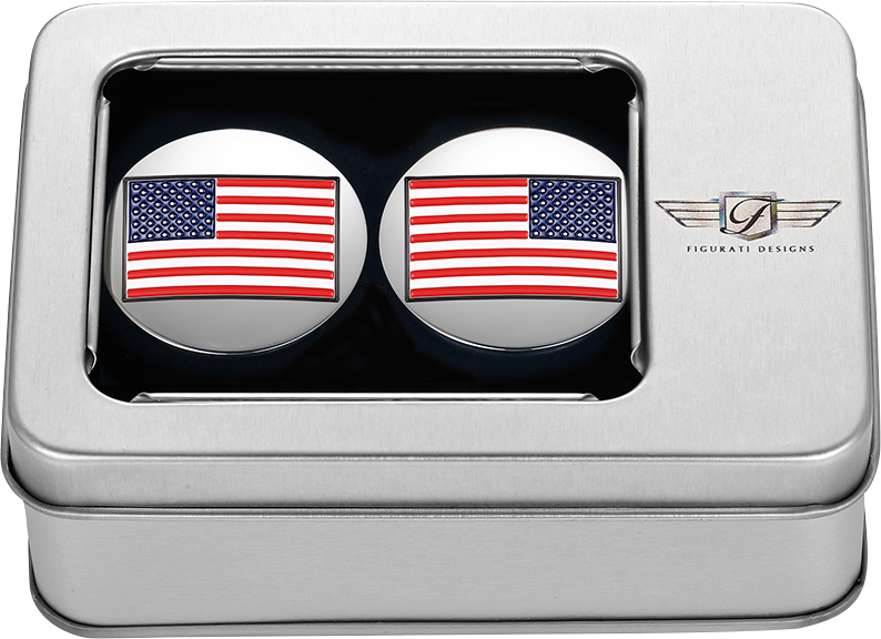 Swing Arm Covers - American Flag - Reversed