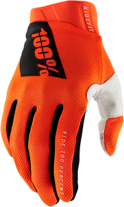 Ridefit Gloves - Fluorescent Orange - Small - Lutzka's Garage