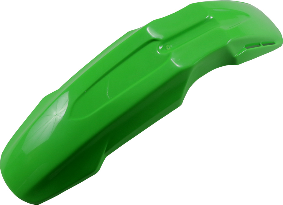 Universal Supermoto Front Fender - Green - Lutzka's Garage