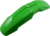 Universal Supermoto Front Fender - Green - Lutzka's Garage