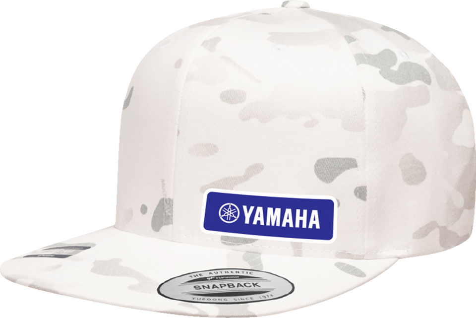 Yamaha Snapback Hat - Camo White - Lutzka's Garage