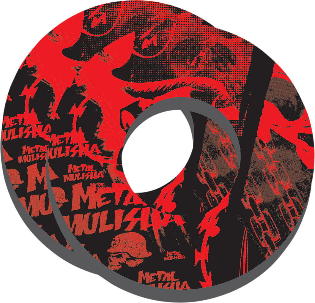 Grip Donuts - Metal Mulisha Red/Black
