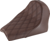 Seat - Renegade Solo - Lattice Stitched - Brown - Lutzka's Garage