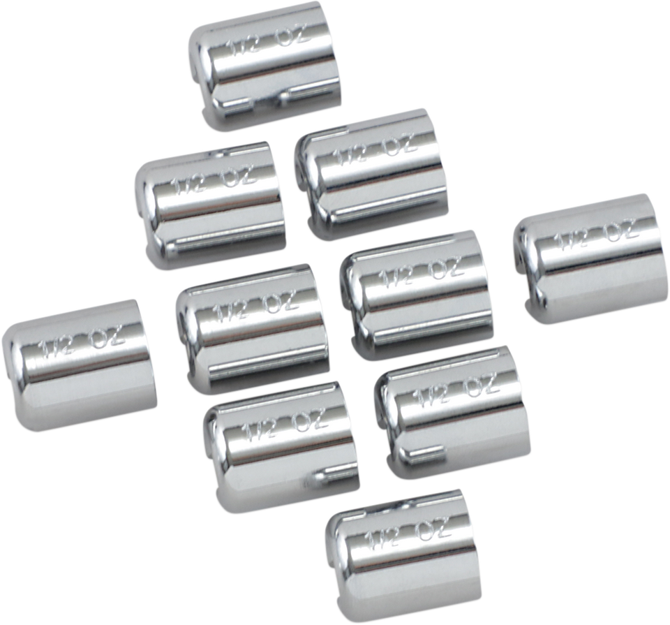 Wheel Weights - Crimp On - 1/2 oz - 10 Pack
