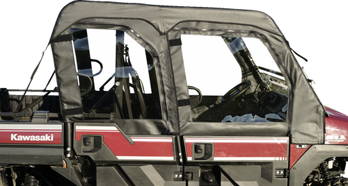 Soft Upper Doors - Black - Mule Pro-FXT - Lutzka's Garage