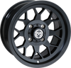 Wheel - 27X - Front - Black - 12x7 - 4/136 - 4+3 - Lutzka's Garage