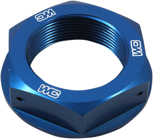 Steering Stem Nut - Blue - Kawasaki - Lutzka's Garage