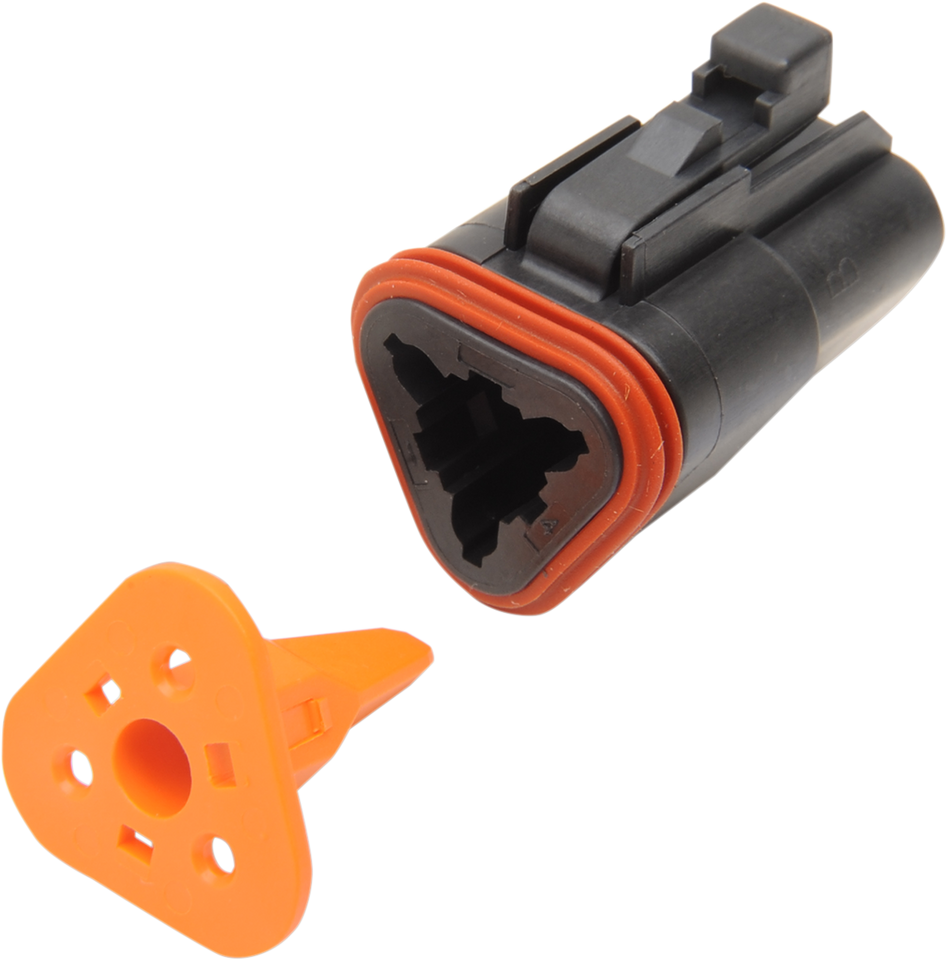 Deutsch Plug - 3 Pin - Black - Lutzka's Garage