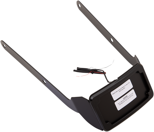 LP Plate Frame & Mount with Tag Light - FXSB - Black - Lutzka's Garage