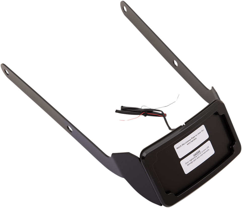 LP Plate Frame & Mount with Tag Light - FXSB - Black - Lutzka's Garage