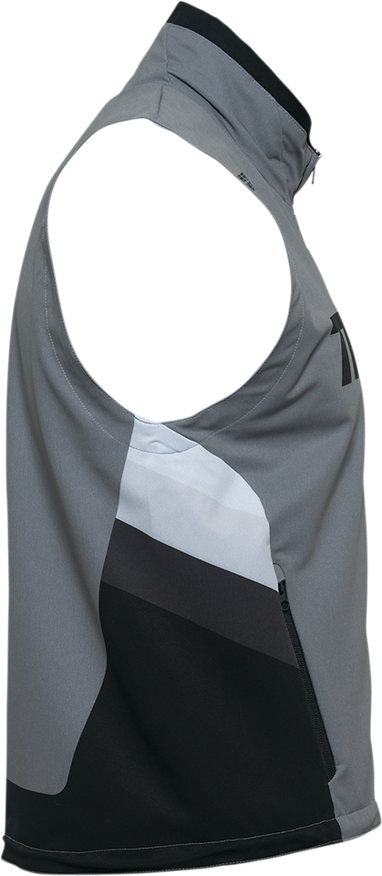 Warmup Vest - Gray/Black - Large - Lutzka's Garage