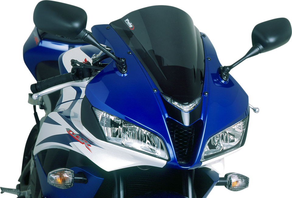 Race Windscreen - 13-3/8" - Black - CBR600RR - Lutzka's Garage
