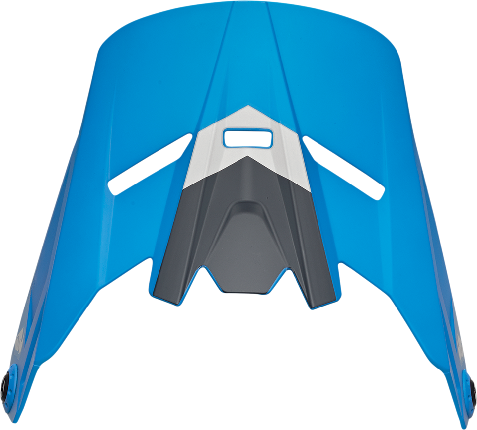 Youth Sector Visor Kit - Chev - Blue/Light Gray - Lutzka's Garage