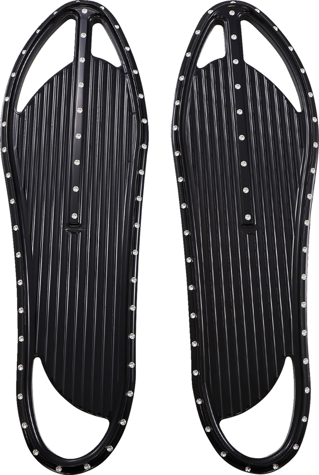 Floorboards - Dimpled - Black - Lutzka's Garage