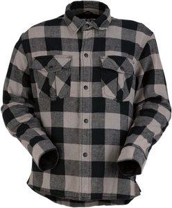 Duke Flannel Shirt - Gray/Black - Small - Lutzka's Garage