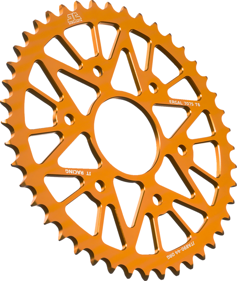 Rear Sprocket - Aluminum - 44 Tooth - Orange - RC 390 - Lutzka's Garage