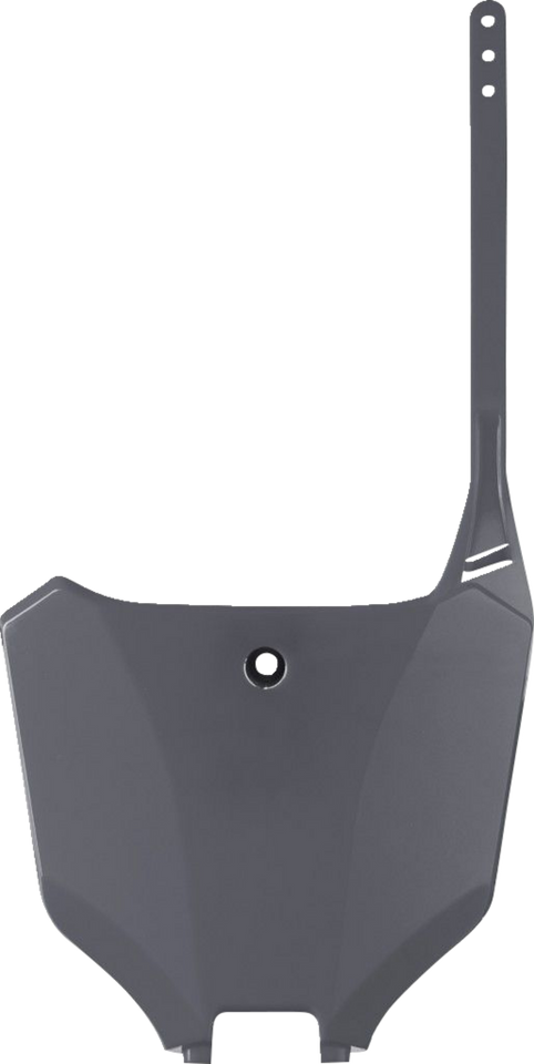 Number Plate - Gray - CRF 450R/RX - Lutzka's Garage