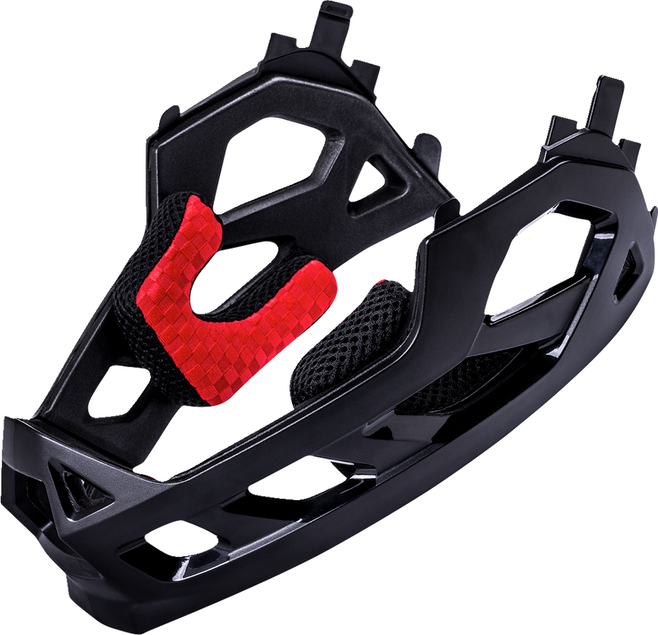 Child Maya Full Face Helmet - Race - Gloss White/Red/Black