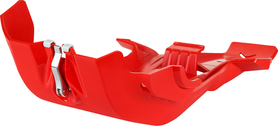 Fortress Skid Plate - Red - Lutzka's Garage