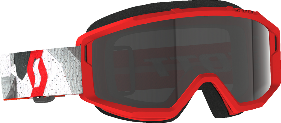 Primal Sand Dust Goggle - Camo White/Red - Dark Gray - Lutzka's Garage