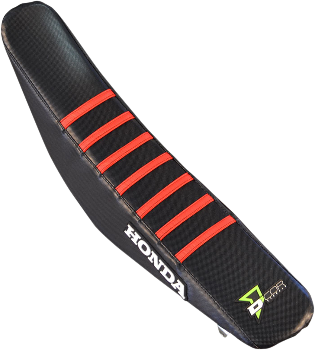 Seat Cover - Black/Red - CRF 13-17 - Lutzka's Garage