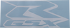 GSX-R Decal - White - 12" - Lutzka's Garage