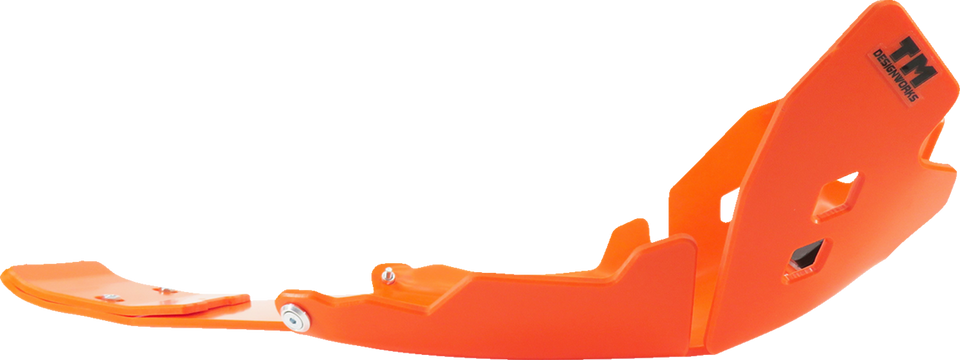 Skid Plate - Orange - Lutzka's Garage