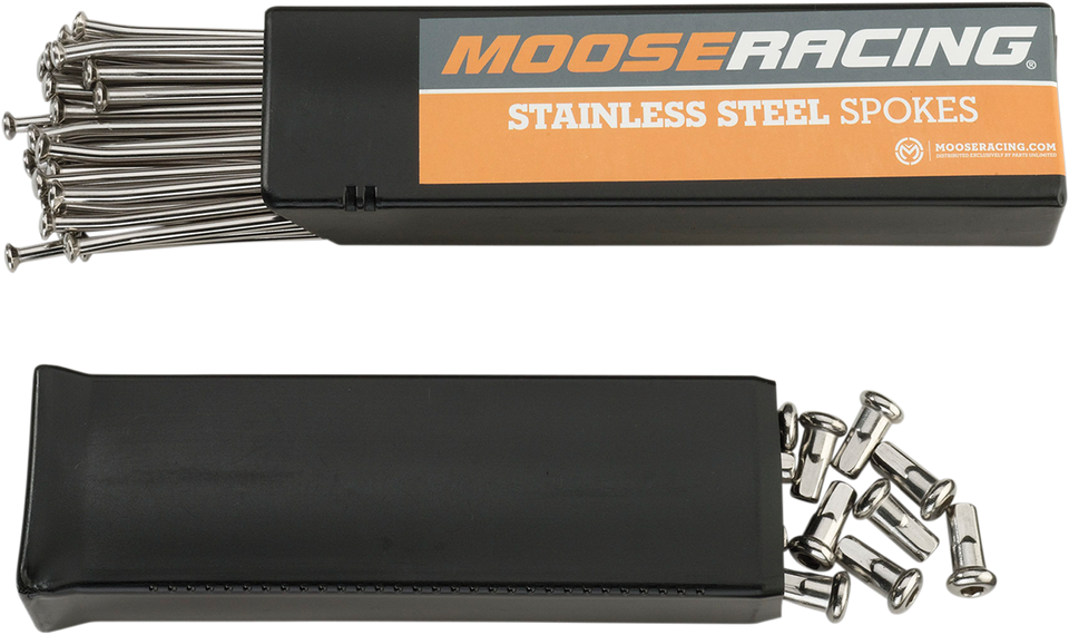 Spoke Set - Stainless Steel - Rear - 19" - Lutzka's Garage