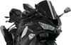 Race Windscreen - 13-3/4" - Black - ZX-6R - Lutzka's Garage