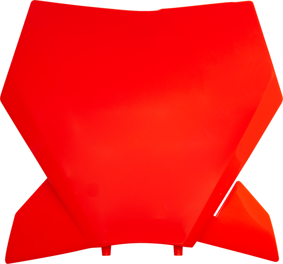 Front Number Plate - Fluorescent Orange - KTM