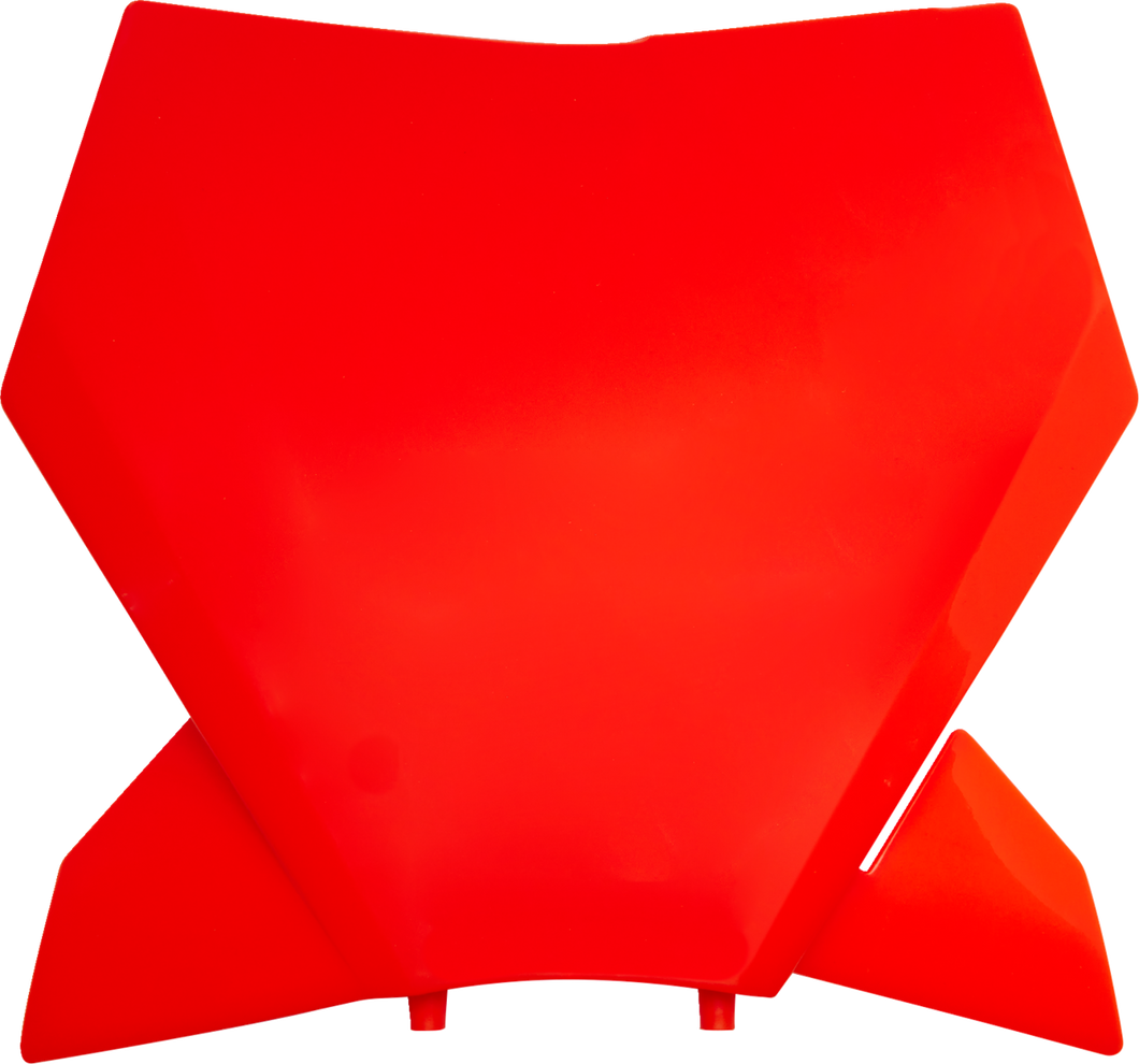 Front Number Plate - Fluorescent Orange - KTM