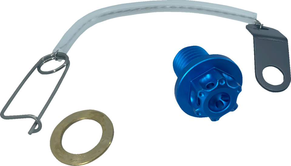 Magnetic Drain Plug - M12 x 1.50 x 21 mm - Blue - Lutzka's Garage