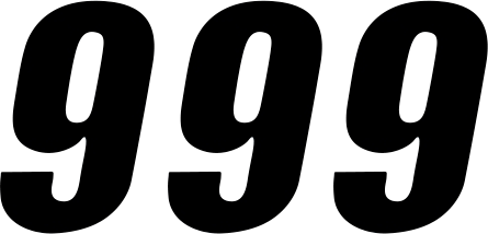 SX Plate Number - #9 - Black - 6" - Lutzka's Garage