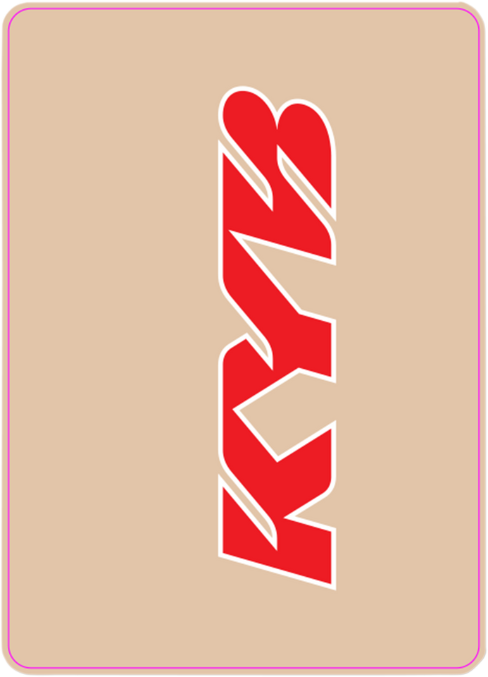 Upper Fork Decal - KYB - Red - Lutzka's Garage