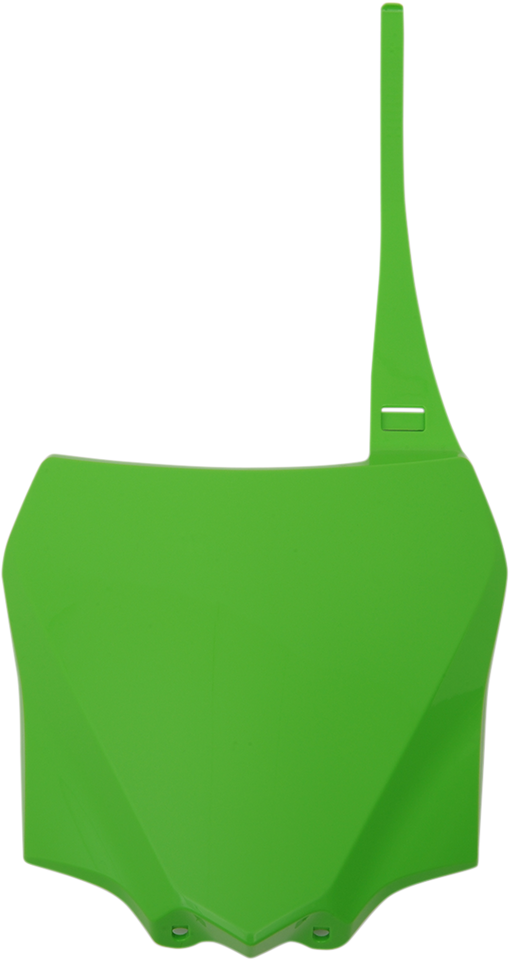 Front Number Plate - KX Green