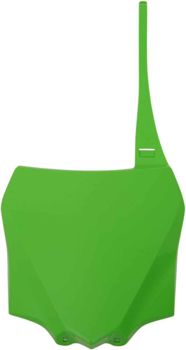 Front Number Plate - KX Green
