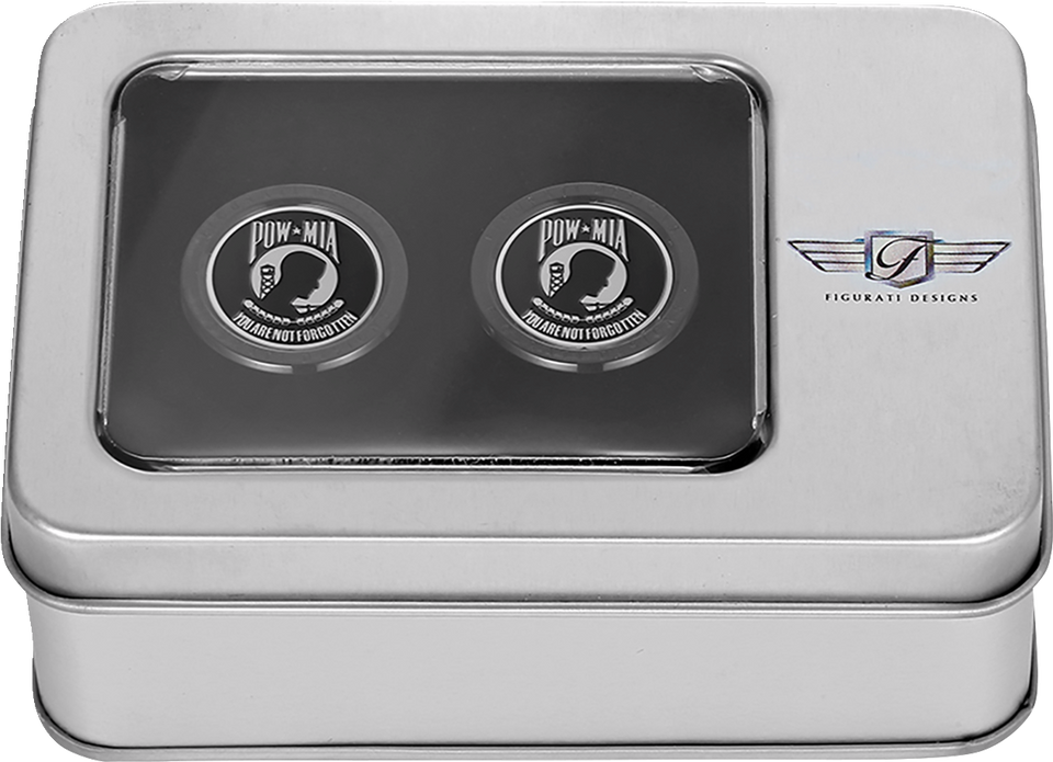 Docking Hardware Covers - POW MIA - Short - Black - Lutzka's Garage