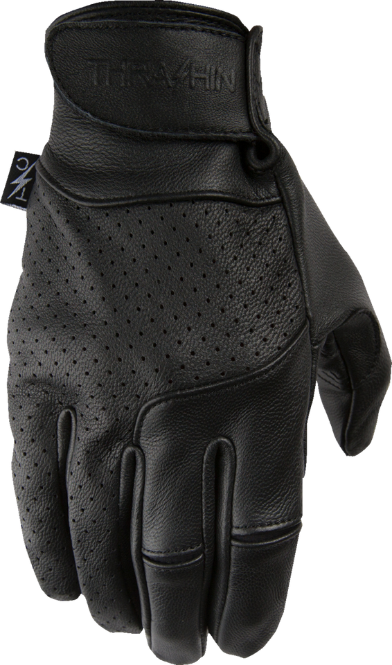 Siege Leather Gloves - Black - Small - Lutzka's Garage