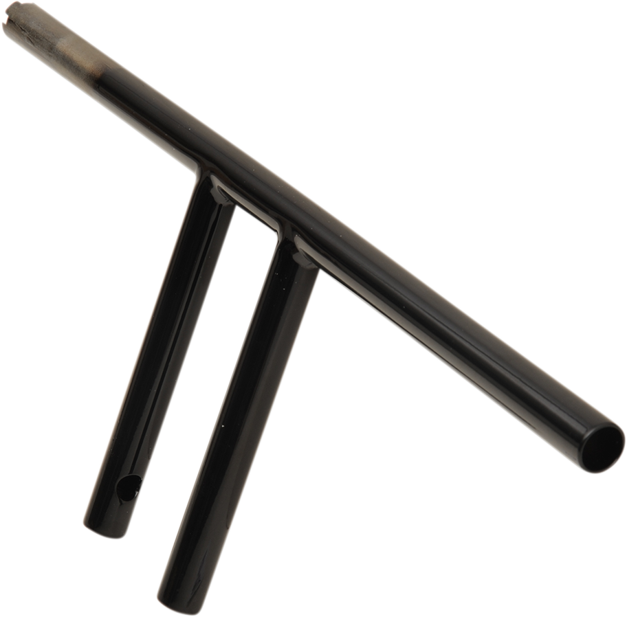 Handlebar - T-Bar - Dimpled - 8" - Black - Lutzka's Garage