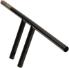 Handlebar - T-Bar - Dimpled - 8" - Black - Lutzka's Garage